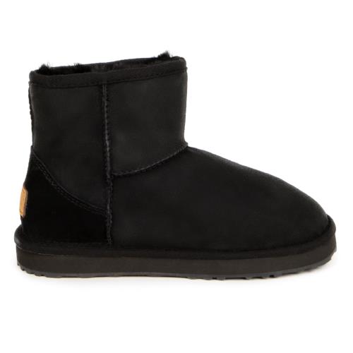 Ladies Mini Classic Sheepskin Boots Black Extra Image 1